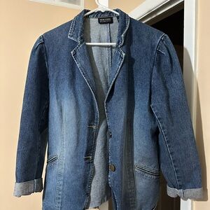 New York & Company Denim Blazer Jacket